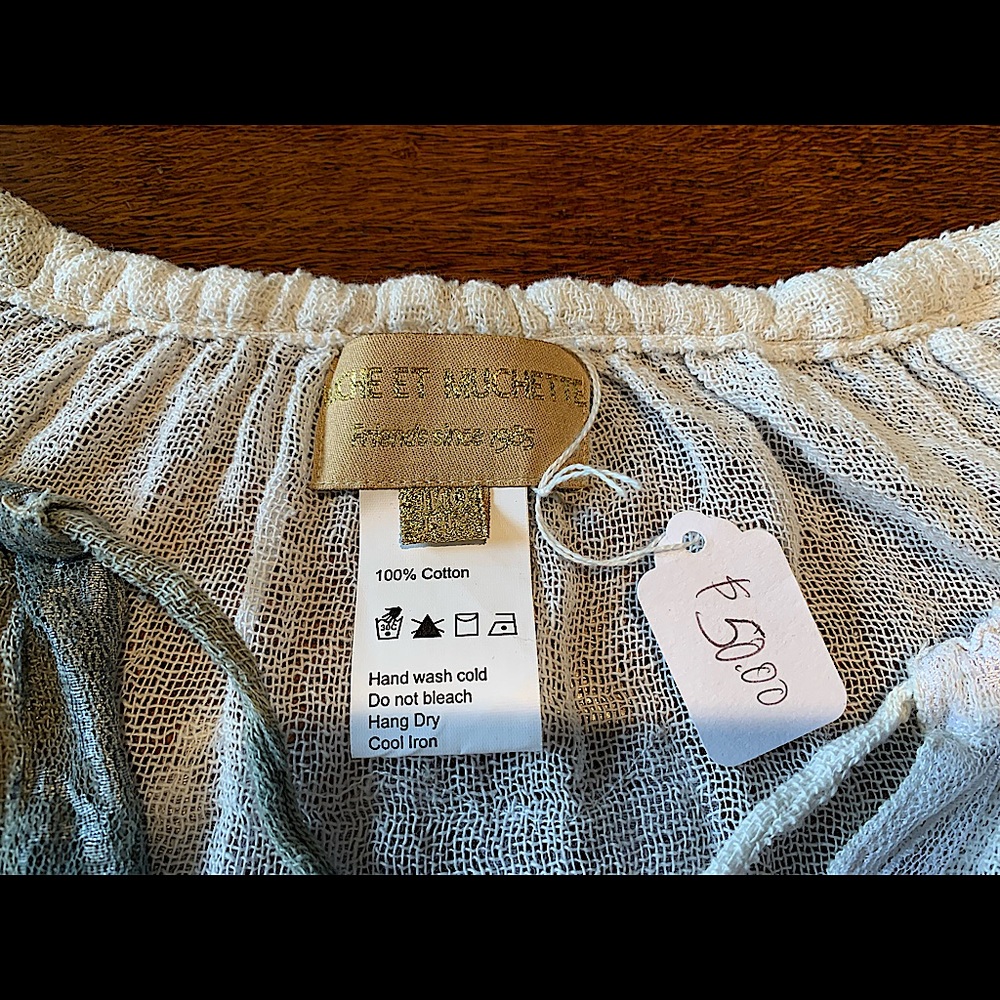 Amazing MUCHE ET MUCHETTE Gauze TOP/TUNIC  NWT - Picture 6 of 12